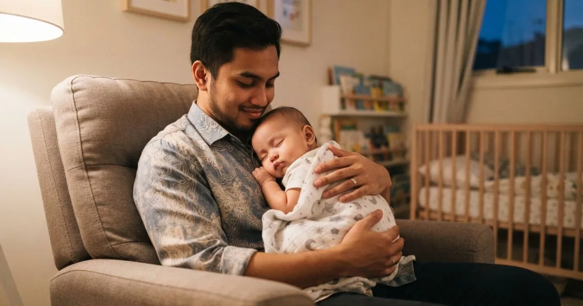 Bayi Mudah Lena Dengan Ayah? Rupanya Ada Sebab Saintifik!