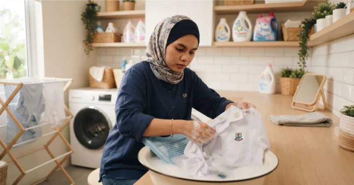 Baju Sekolah Putih Cepat Kusam & Kuning? Ini Tip Mudah Mak-Mak Boleh Cuba! Baju Sekolah Putih Cepat Kusam & Kuning?
