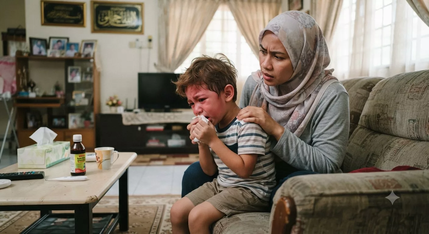 Bahaya Anak Asyik Batuk, 4 Punca, Tanda Bahaya & Cara Penjagaan Yang Ibu Ayah Wajib Tahu 10 Bahaya Anak Asyik Batuk, 4 Punca, Tanda Bahaya & Cara Penjagaan Yang Ibu Ayah Wajib Tahu