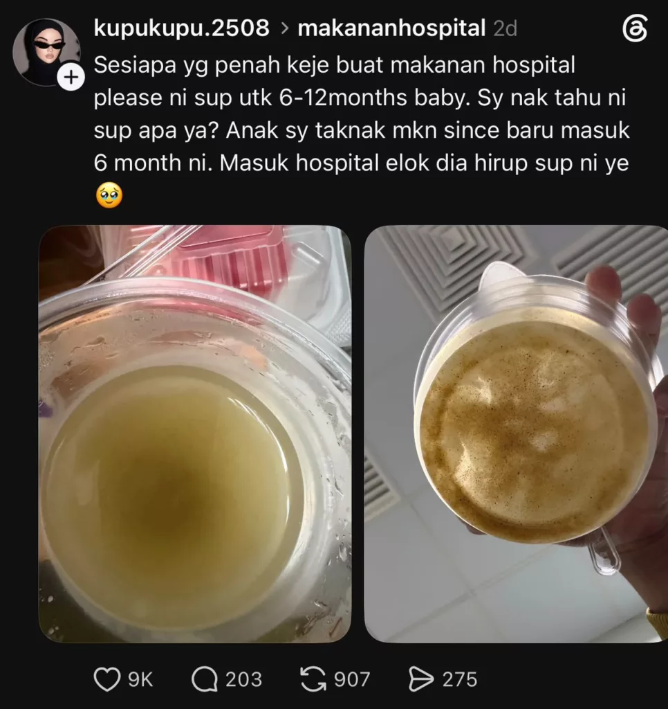 “Dekat Rumah Tak Nak Makan, Masuk Hospital Licin Hirup Sup!” Ibu Cari Resipi Sup Hospital, Rupanya Ini Rahsia Sedapnya