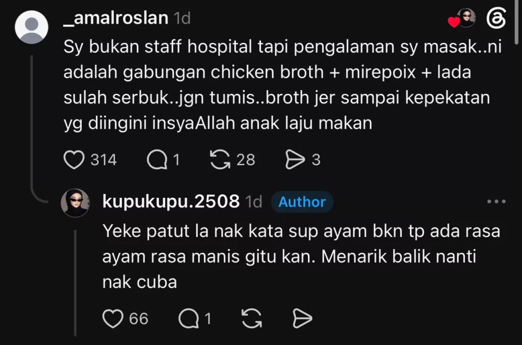 “Dekat Rumah Tak Nak Makan, Masuk Hospital Licin Hirup Sup!” Ibu Cari Resipi Sup Hospital, Rupanya Ini Rahsia Sedapnya