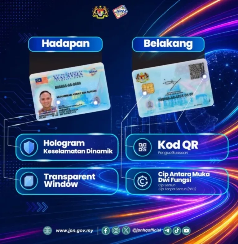 MyKad Generasi Baharu Rasmi Hari Ini, Tak Perlu Tergesa-Gesa Tukar MyKad Lama! 3 MyKad Generasi Baharu Rasmi Hari Ini.