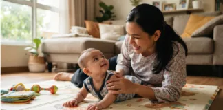 Bayi Baru Lahir Pun Boleh Buat Tummy Time, Ini 3 Waktu Sesuai & Cara Rangsang Si Manja!