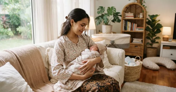 Ibu Dalam Pantang Jangan Down Bayi Asyik Menangis, Bukan Sebab Tak Cukup Susu!