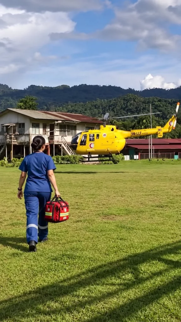 Flying Doctor Service: Pengorbanan Wira Senyap Demi Kesihatan Ibu & Anak Pedalaman 4 Flying Doctor Service: Pengorbanan Wira Senyap Demi Kesihatan Ibu & Anak Pedalaman