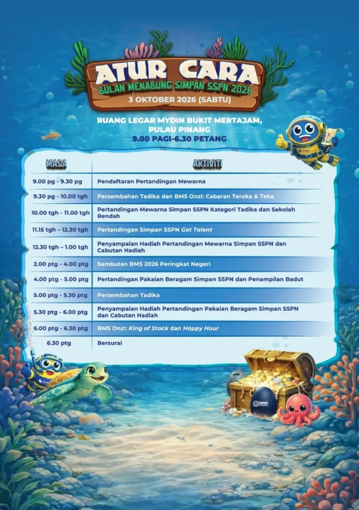 Jom Jadi ‘Superhero’ Anak Anda di Bulan Menabung Simpan SSPN (BMS) 2026! 5 Jom Jadi ‘Superhero’ Anak Anda di Bulan Menabung Simpan SSPN (BMS) 2026!