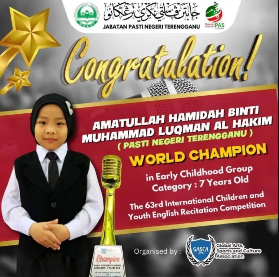 Pernah Bergelar Juara Dunia Pidato, Amatullah Hamidah Tambah Koleksi Kejayaan! 4 Pernah Bergelar Juara Dunia Pidato, Amatullah Hamidah Tambah Koleksi Kejayaan!