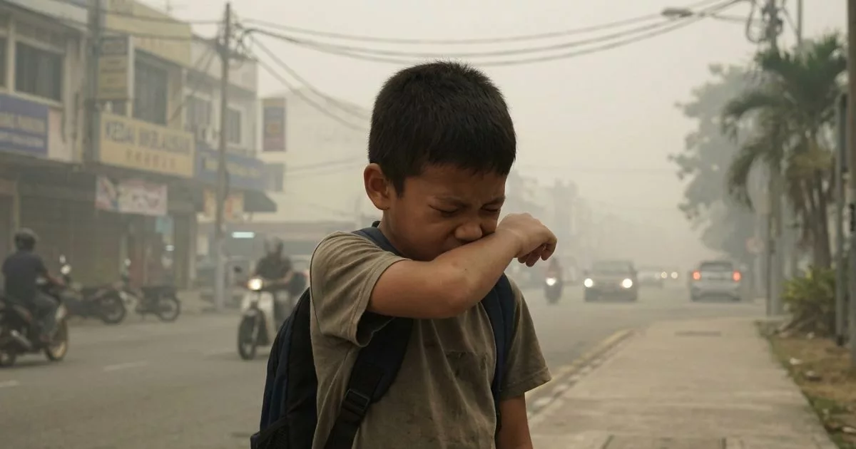 Jerebu Cetus Bronchospasm Pada Anak, Bahaya Jika Batuk Berterusan! 5 Jerebu Cetus Bronchospasm Pada Anak, Bahaya Jika Batuk Berterusan!