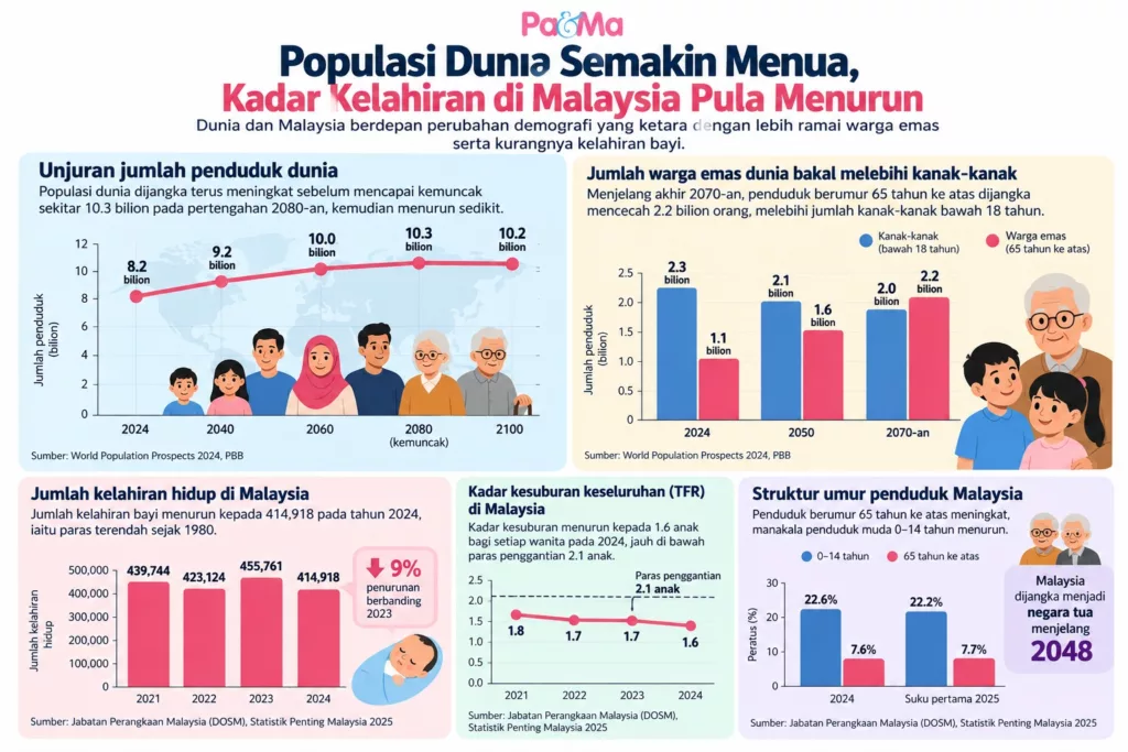 Rupanya Ini Sebabnya Kelahiran Bayi Di Malaysia Menurun, Malaysia Bakal Negara Tua Menjelang 2048 3 Rupanya Ini Sebabnya Kelahiran Bayi Di Malaysia Menurun, Malaysia Bakal Negara Tua Menjelang 2048