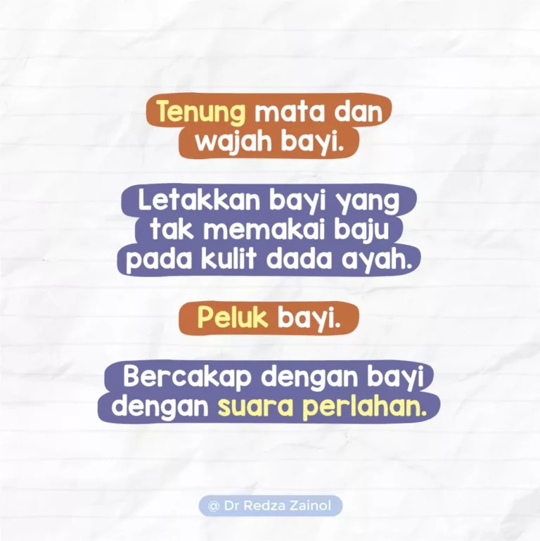 Ayah Jangan Tunggu Anak Besar, 4 Perkara Ini Boleh Buat Sejak Bayi Lahir! 4 Ayah Jangan Tunggu Anak Besar, 4 Perkara Ini Boleh Buat Sejak Bayi Lahir!