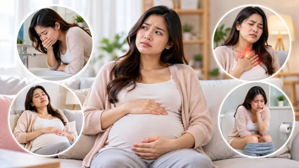 Masalah Pencernaan Ketika Hamil: 4 Gejala Yang Ibu Wajib Tahu! 3 Masalah Pencernaan Ketika Hamil: 4 Gejala Yang Ibu Wajib Tahu!